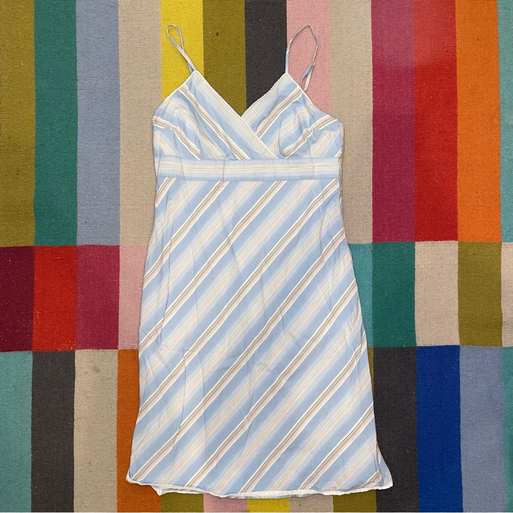 VTG Old Navy Striped Blue Dress